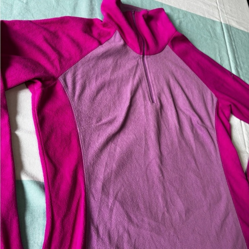 Columbia Pink Quarter-Zip Pullover